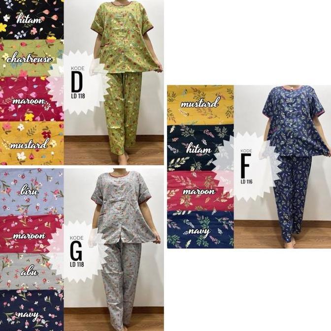 Piyama Cp Katun Jepang Sabata Pretty Girl Busui Bumil