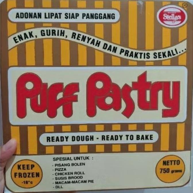 PUFF PASTRY STELLA LEMBARAN 750GR