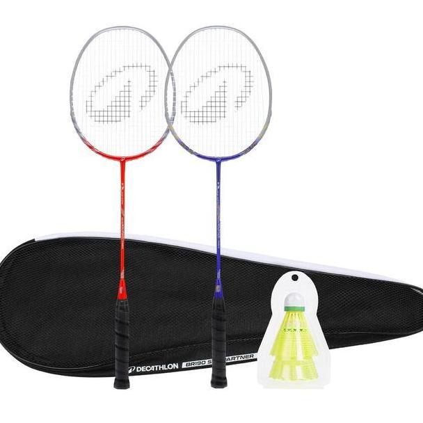 Decathlon Perfly Set Raket Bton Dewasa Br190 Merahu 8862687