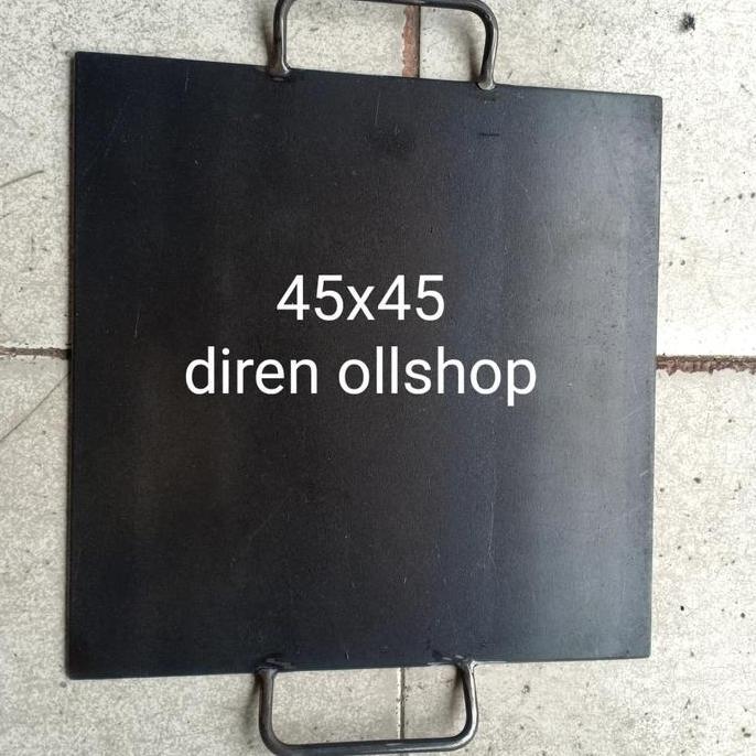 loyang roti bakar / wajan roti bakar plat baja /panggangan roti 50x50