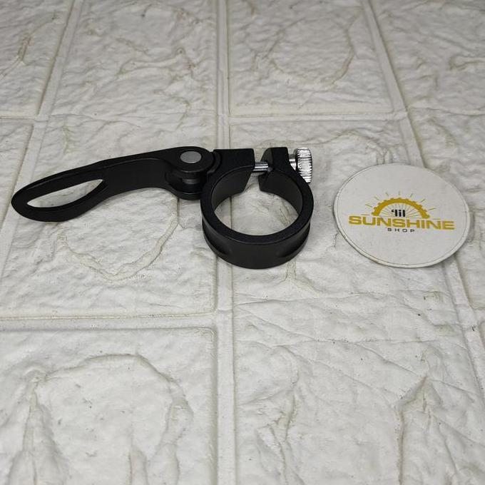 Promo Seatclamp Clamp Qr 31.8Mm Eterna Klem 31.8 Alloy Untuk Seatpost 27.2 Dan 28.6 Sepeda Mtb Lipat