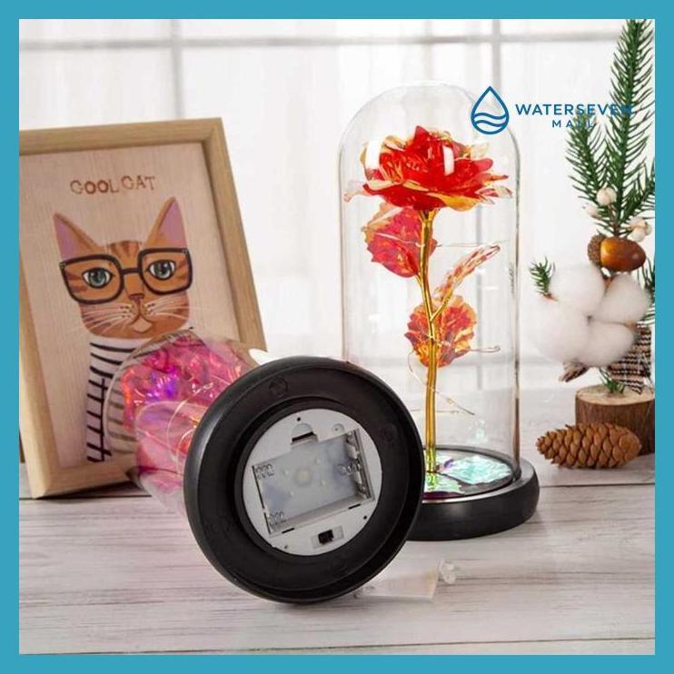 ( ORIGINAL  ) HOME BUNGA MAWAR LAMPU LED DEKORASI BLACK ILLUMINATION ROSE - AC03 GOOD QUALITY