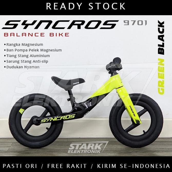 Balance Bike PACIFIC SYNCROS PC 9701 Push Bike Sepeda Anak Pacific
