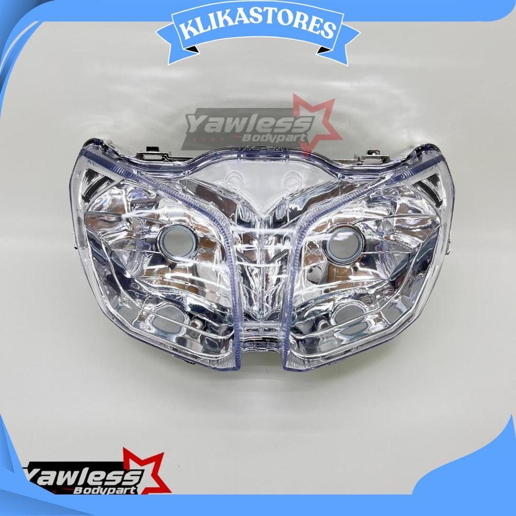 Batok Kepala Depan Belakang Jupiter Z Robot Reflektor Jupiter Robot 2010-2012 Karbu Hitam (No Visor)