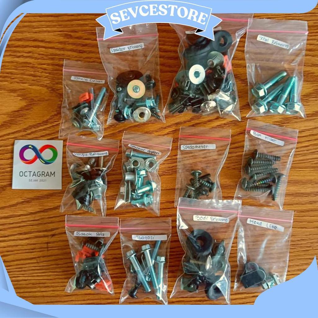 Baut Supra X 125 Helm In Fullset / Baut Honda Supra X 125 Helm In Full Body / Baut Baut Honda Supra 