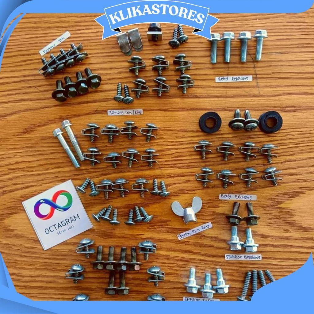 Baut Mio Motor/ Baut Body Motor Mio Smile Mio Sporty/Baut Lengkap Mio Sporty / Mio Smile Mio Lama Fu