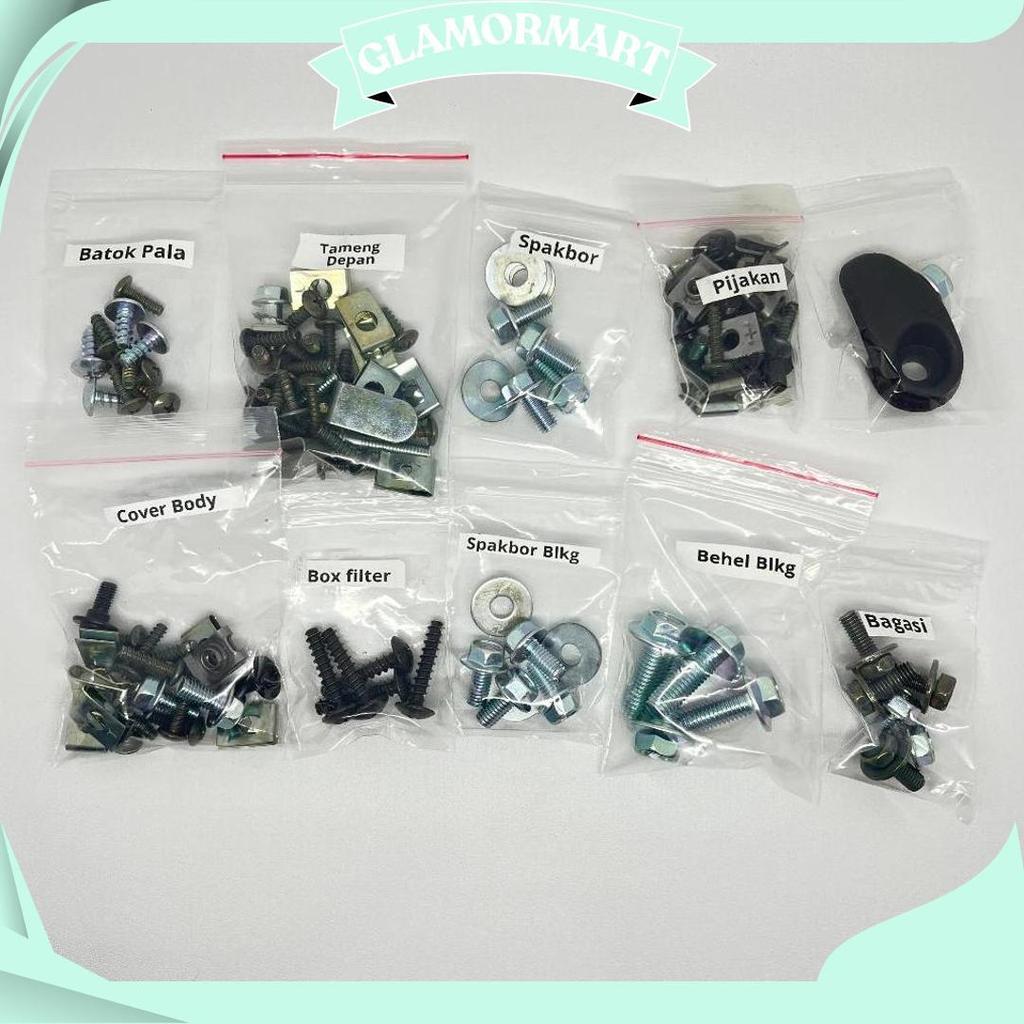 Baut Beat Karbu Full Set/ Baut Body Beat Karbu 2006-2012 Ori