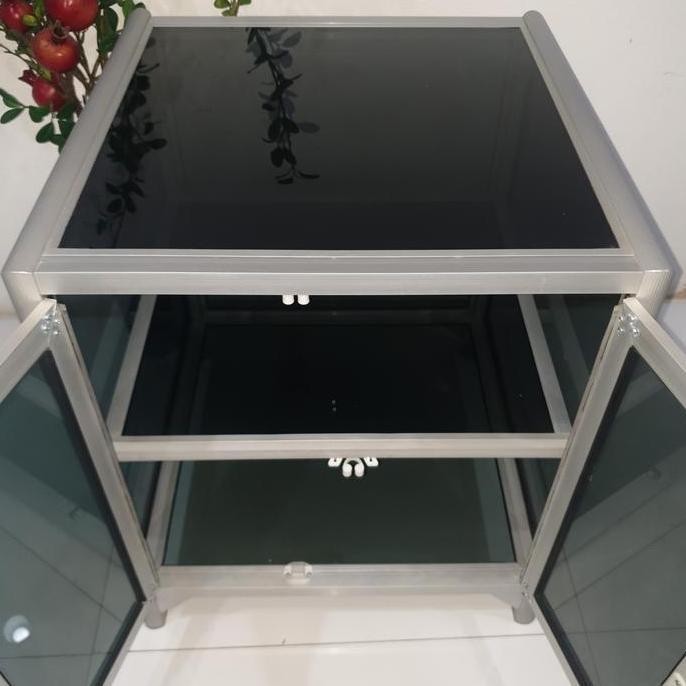 Promo Lsg 735 48X48X55 S Lemari Meja Rak 2 Susun Dispenser Rak Galon Air Magicom Atas  Meja Kuat 50 