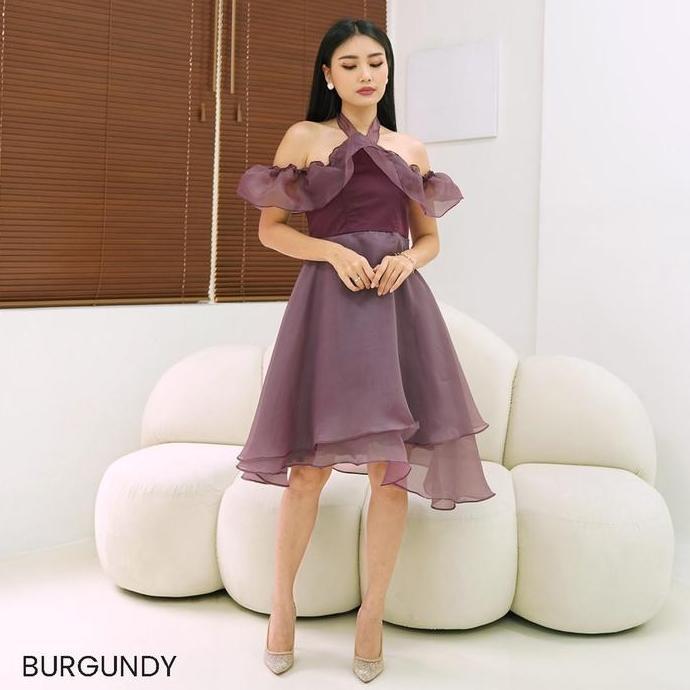 Promo Mini Dress Tinny Dres Wanita Party Casual COD