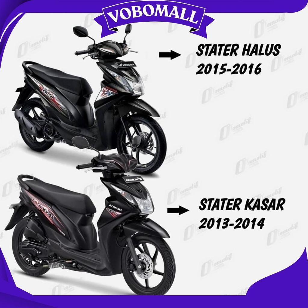 Batok Depan Beat Fi 2013-2014 Stater Kasar Warna Putih / Batok Beat Fi 2014 Cod