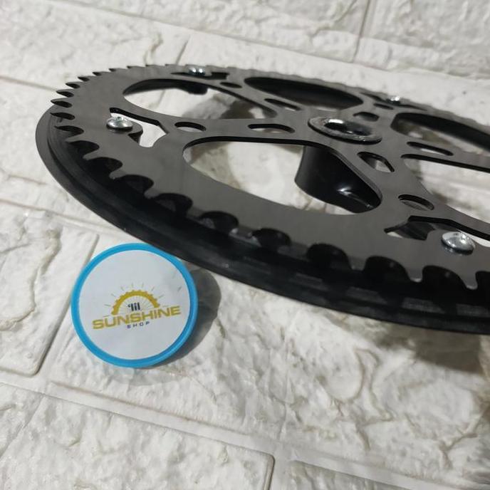 Promo Crank 52T Eterna Gir Gear Tengah 52 T Sepeda Lipat Seli Balap Fixie Rb Cod