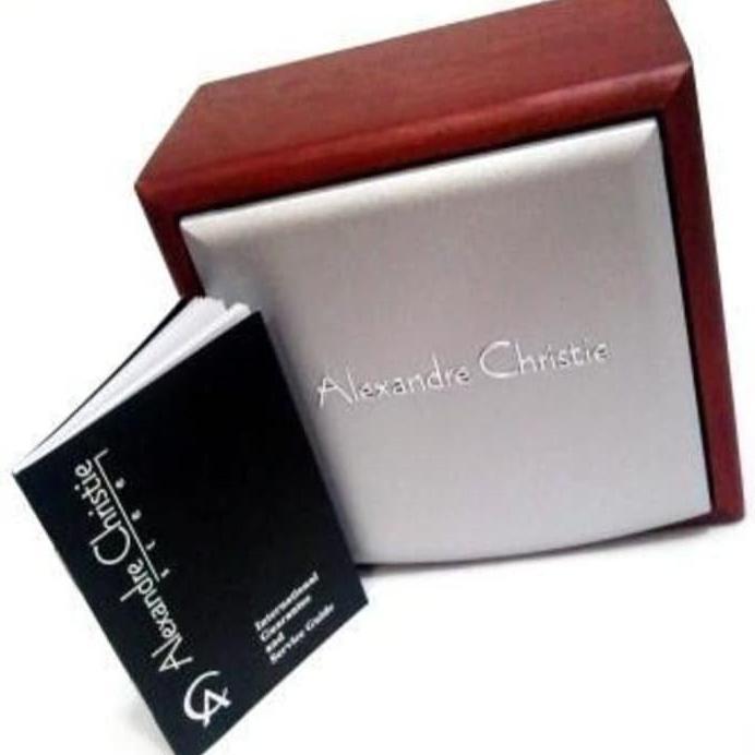 ALEXANDRE CHRISTIE AC6141 AC 6141 MAN Rosegold BLuE JAM TANGAN ASLI