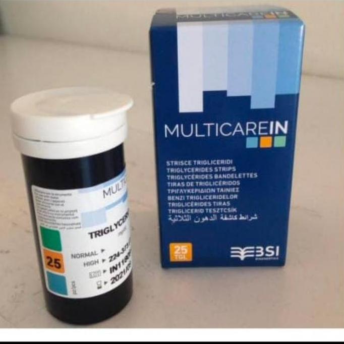 Ready stock STRIP TRIGLISERIDA MULTICARE IN