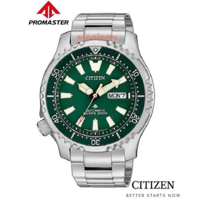 CITIZEN Promaster NY0099-81X FUGU DIVER GreenDial 100% ORIGINAL NY0099
