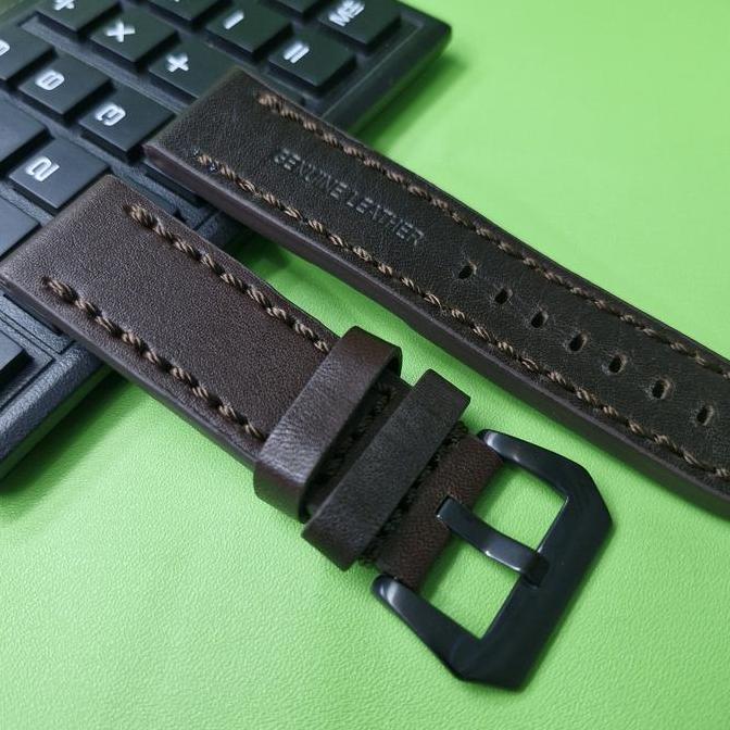 strap leather watch tali kulit jam tangan timberland nautica police panerai fosil buckle black