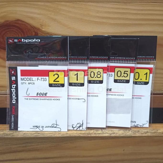 Hook Mata Kail Pancing Sabpolo Sode model F-733