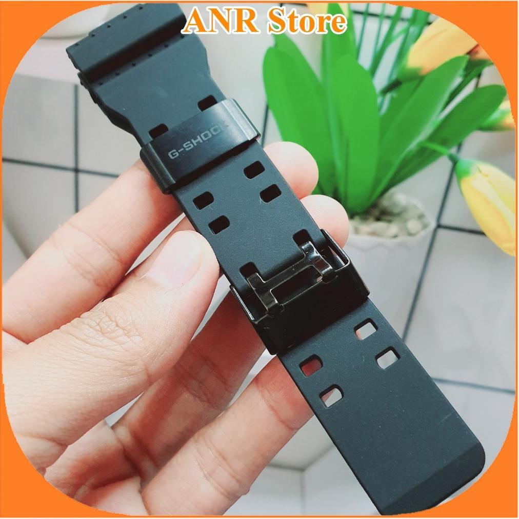 Strap Tali Jam Casio G-Shock GSHOCK GA GD GW 100 400 700 8900 Bonus Pin Buckle Hitam Aksesoris jam t