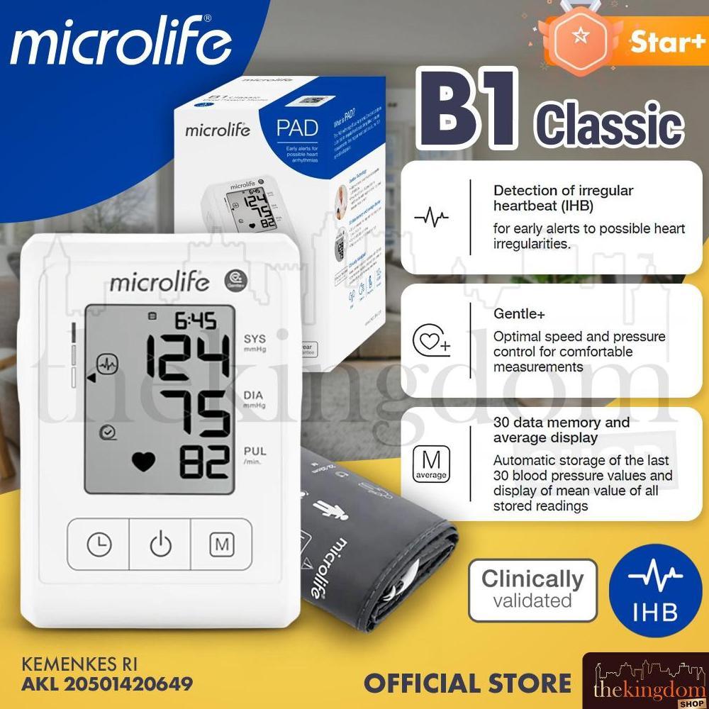 Microlife B1 Classic Blood Pressure Monitor Tensi Tensimeter Tekanan Darah Alat kesehatan