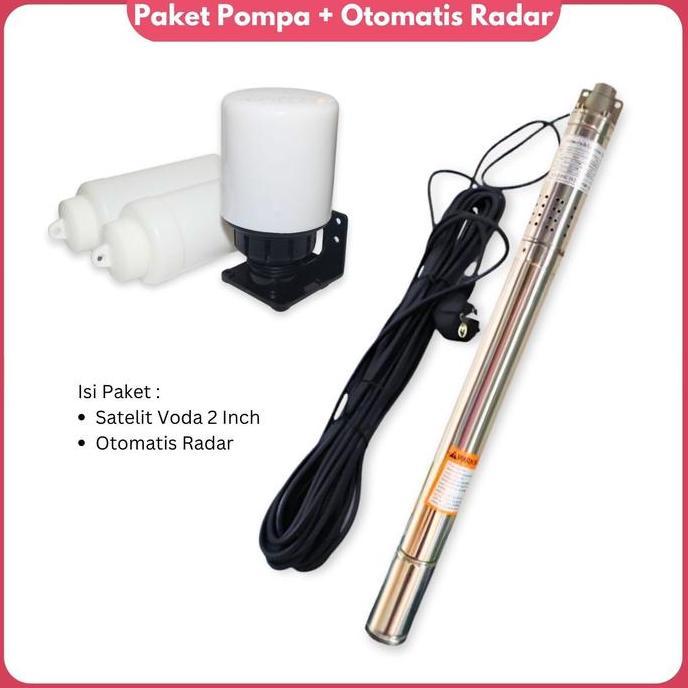 WISZCA- Pompa Sumur Otomatis Radar Paket Pompa Air Shimizu Sumur Dangkal Otomatis Water Level Pompa 