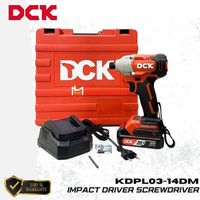 CHRYSAN Impact Driver Screwdriver KDPL03-14DM DCK Mesin bor obeng