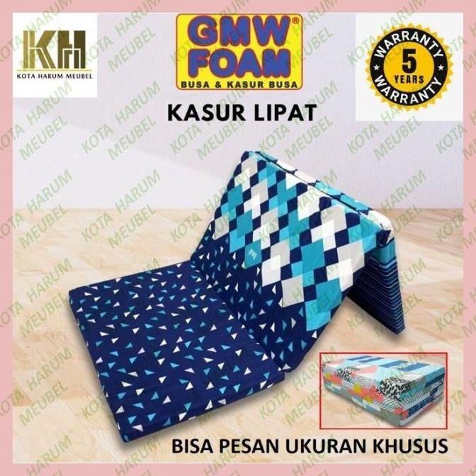 TERBARU kasur busa lipat tebal 5 cm kasur lipat tebal 10 cm patah lipat 3 travelbed travel bed garan