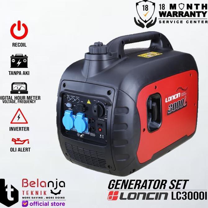 LUFTAIR- LONCIN Genset SUPER Silent LC 3000 i 2500 Watt Generator Set LC 3000I