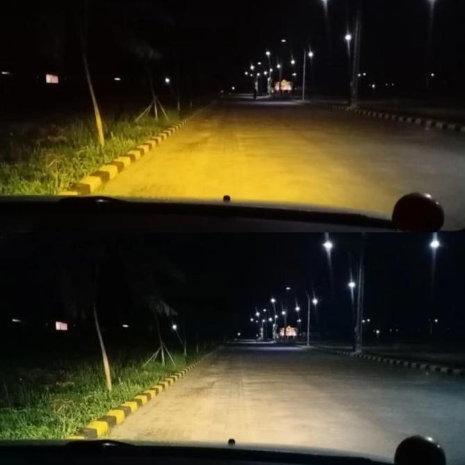 Headlamp LED 3 Warna Toyota NAV1 Rush Sienta G V Vios Gen 3 Facelift Yaris Joker H11 (Head Lamp Lamp