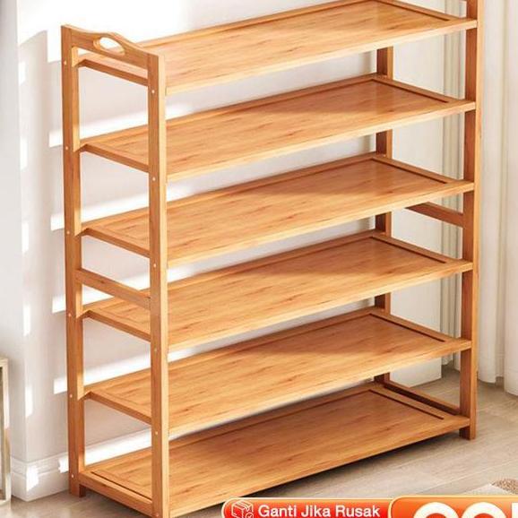 Love Rak Kasut Multifungsi Datar Rak Kasut Datar Bambu Rak Kasut Datar Dengan Kapasitas Besar Rak Ka