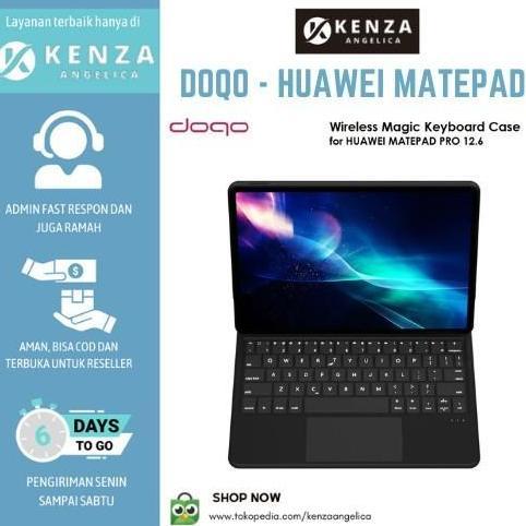 WISZCA- DOQO Wireless Magnetic Keyboard Case for HUAWEI MatePad Pro 12.6