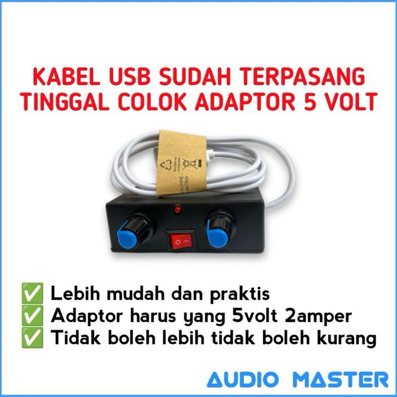 Gfd-6 Power Ampli Mini 5Volt 2 Channel Free Usb Free Aux Jernih Bas Mantap Termurah Termurah