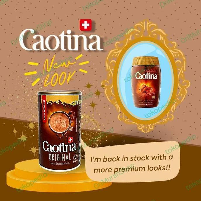 Caotina Swiss Chocolate Drink Classic Original 200 Gr Bubuk Minuman Hot Coklat Serbuk Cokelat Premiu