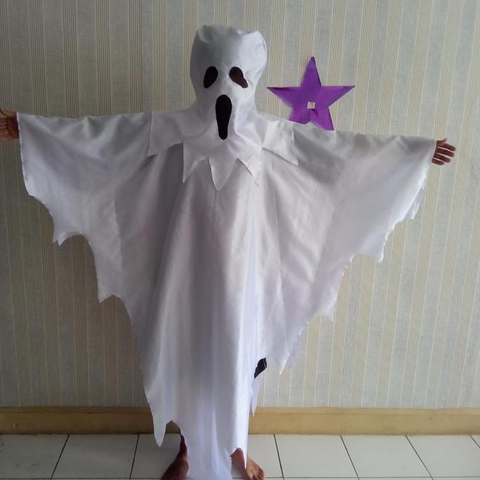 =====] kostum hantu putih hantu klasik sprei hantu white ghost costume