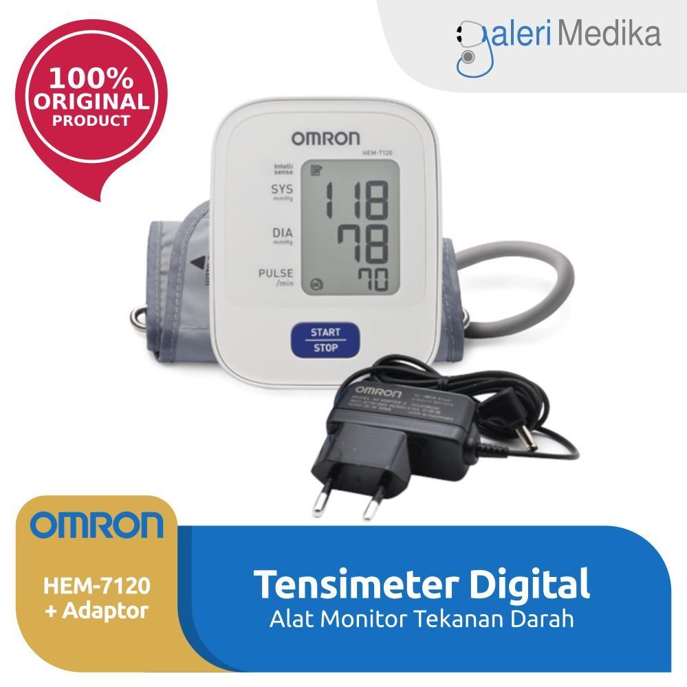 Omron HEM 7120 / HEM-7120 / HEM7120 - Tensimeter Digital + Adaptor