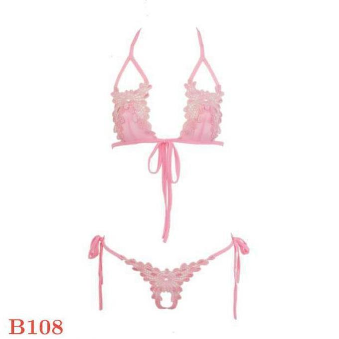 B108 Bra Set Bralette Sexy Lingerie Wanita Seksi Bh Cd