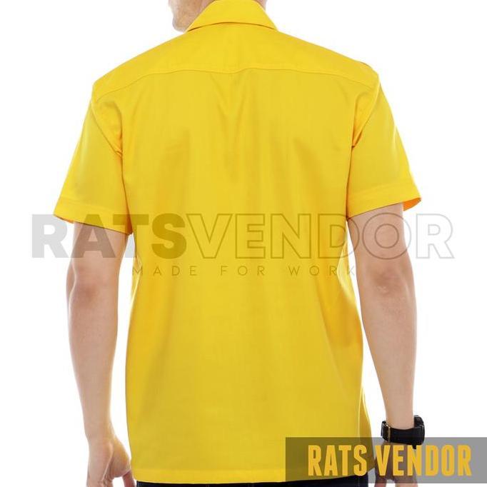 Ratsvendor Kemeja Lapangan / Outdoor / Gunung / Pdl Lengan Pendek Warna Kuning