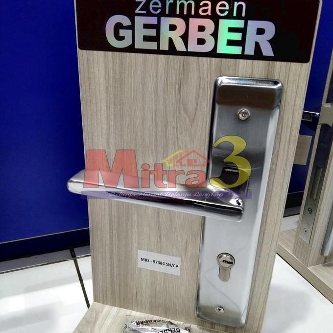 *#*#*#*#] Kunci Pintu GERBER MBS-97384 Lengkap Handle + Body + Silinder