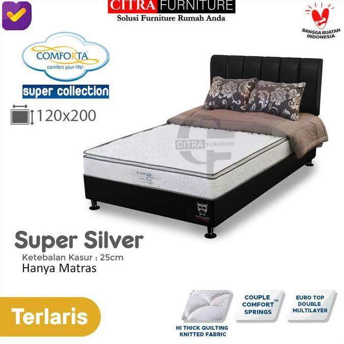 Springbed Comforta Super Fit Super Silver|Spring Bed SuperFit