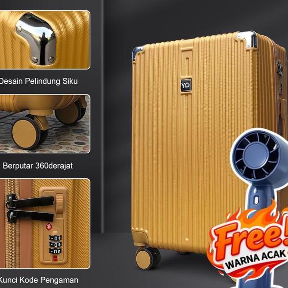 Cod Koper 2037 Ukuran 20 Inch Kabin Size Bahan Fiber Kualitas