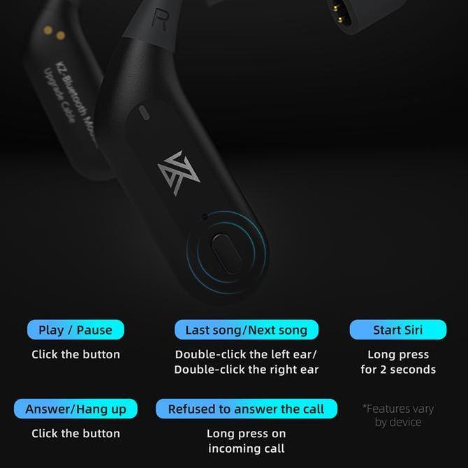 KZ AZ09 Pro Knowledge Zenith APTX TWS Earhook HD Bluetooth Adapter Original
