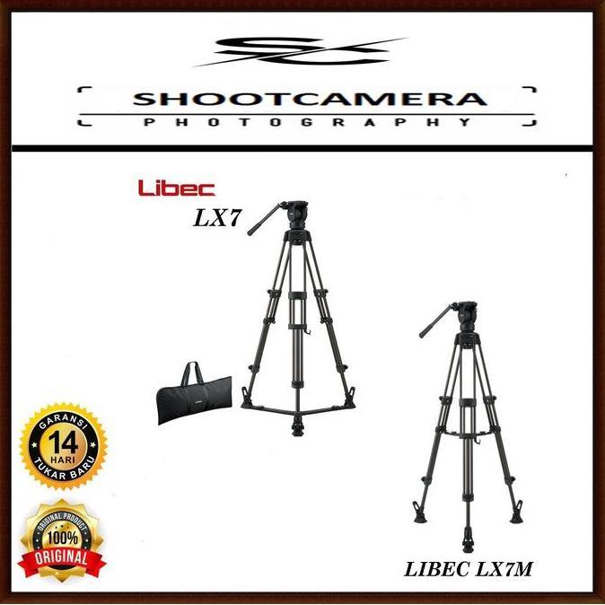 TRIPOD LIBEC LX 7 PROFESIONAL - LIBEC LX7 With Mid-Level Spreader