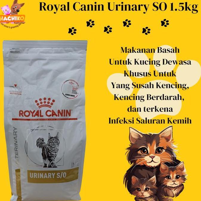 BEBAS ONGKIR - Royal Canin Urinary S/O 1,5kg/ Royal Canin Urinary so 1.5kg