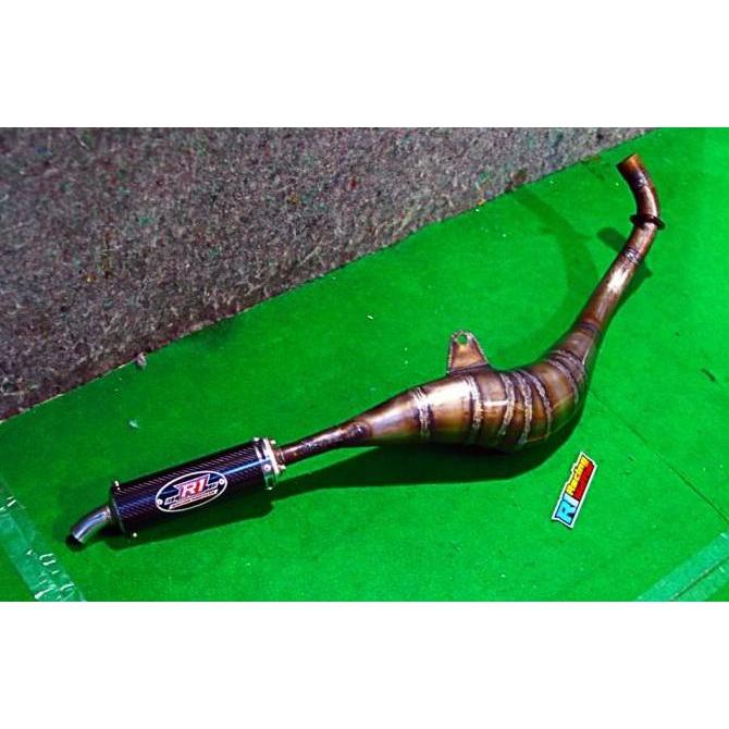 knalpot racing yamaha f1zr fiz r bm power suara garing r1 racing Original