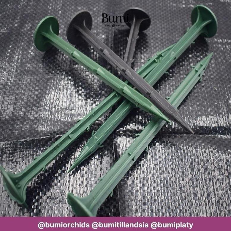 Promo Cod Bumi Orchids Paku Weedmat (1Pcs) 11 - 16 - 20 Cm Pasak  Plastik Penutup Mulsa Terpal Rumpu