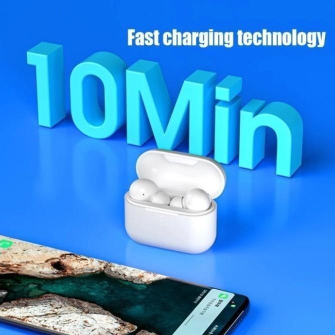 QCY T10 - Wireless Earphone Bluetooth 5.0 TWS with 600mAh Storage Box Original