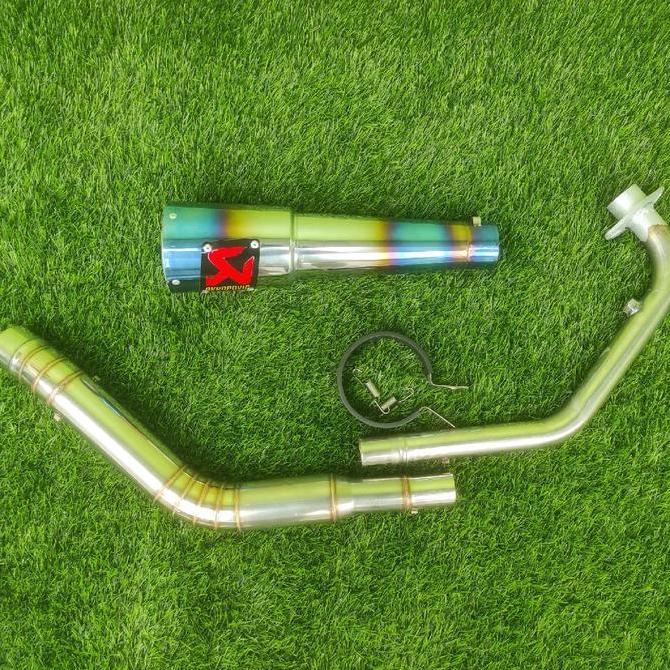 KNALPOT RACING AKRAPOVIC GARD/GELAS R15 VIXION BYSON XABRE CBR150R CB150R SONIC SATRIA FU JUPITER MX