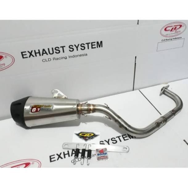 KNALPOT CLD RACING BEAT KARBU/SCOOPY/BEAT ESP/SCOOPY FI/VARIO 110 TYPE C7 INLET 38 MM C7 INLET 50 MM