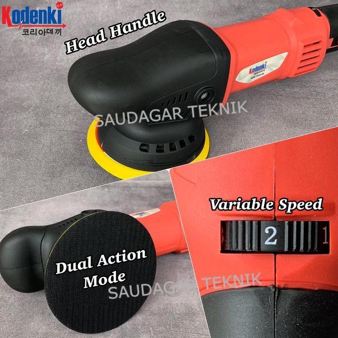 Promo Mesin Poles Mobil Dual Action Variable Speed Polisher 5" Dual Action Cod
