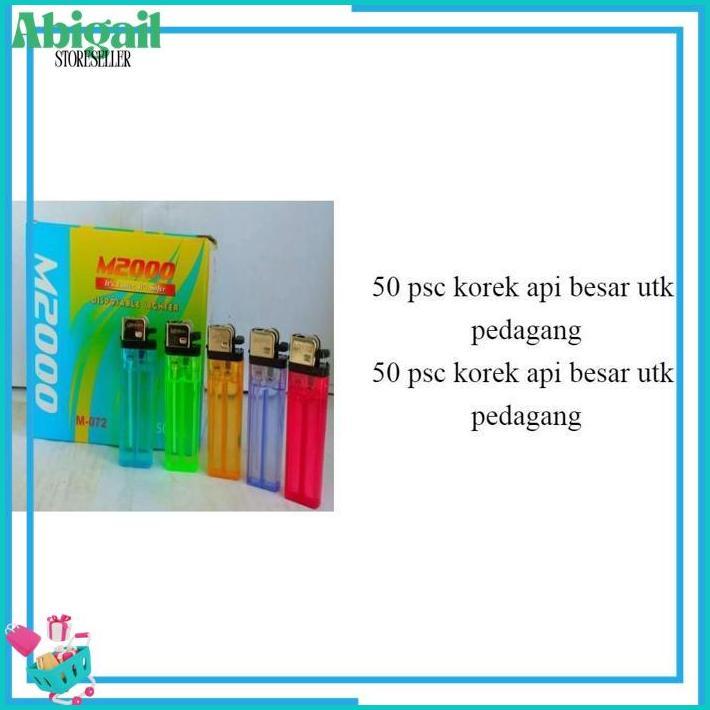 Teratas 50 PCS Korek Api M2000 M-072 Free Bubble.