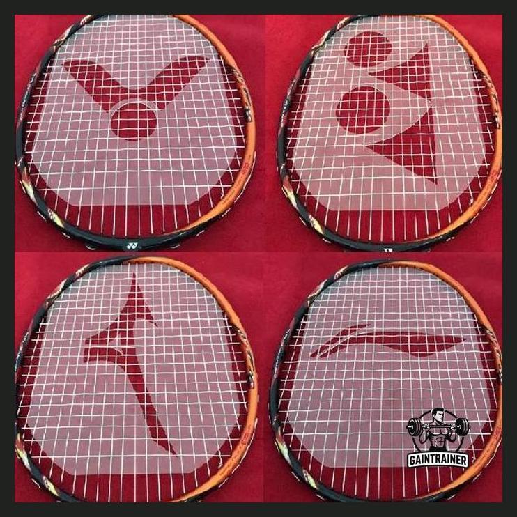 OLAHRAGA - BADMINTON COVER STENCIL CARD LOGO SIAP KIRIM