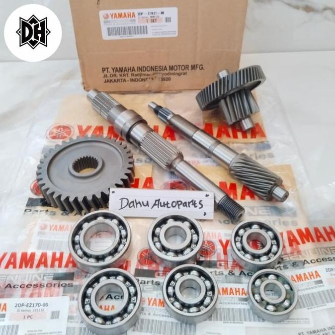 GIGI RASIO SET PLUS BEARING GIGI RASIO NMAX OLD KODE 2DP ORI